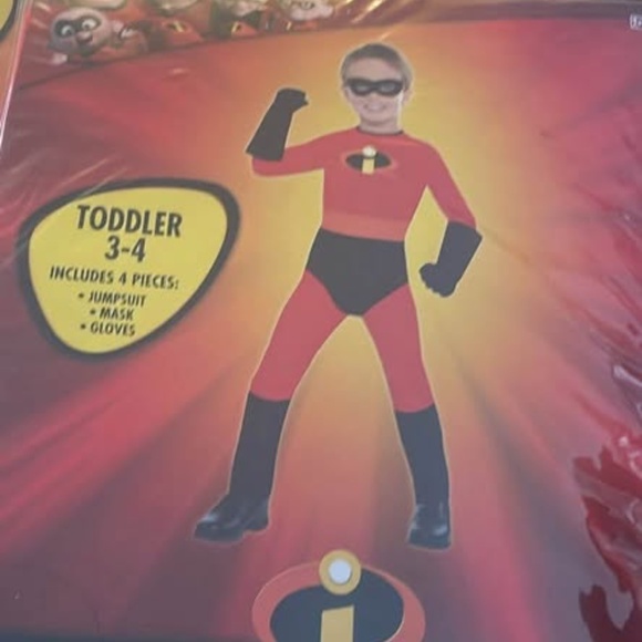 BRAND NEW boy toddler the incredibles dash halloween costume size 3-4T - Picture 4 of 5